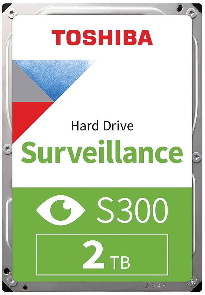 Toshiba 3.5" SATA SURVEILLANCE S300 2TB 5400RPM 128MB