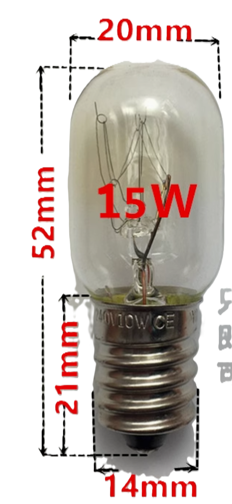 Sewing Machine Bulb 15W 220V Screw type