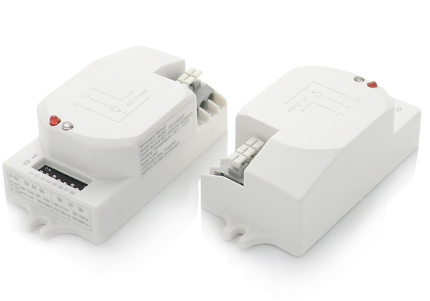 Automatic Lighting Control Switch Microwave Motion Detecting Sensors 400W Inductive