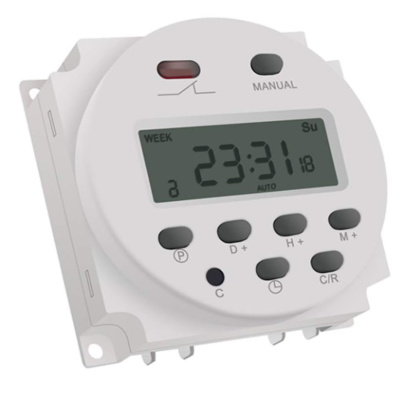 CN101A 12V Timer Switch 7 Days Weekly Programmable Digital Timer Relay DC