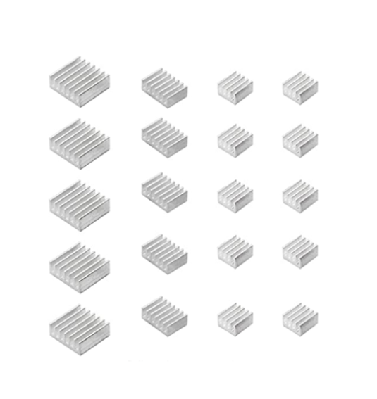 Different Sizes Aluminum Heat Radiator Heatsink Extrusion 4PCS/Set The Price Is For 1set