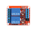 5V-12V 2 Channel Relay Module Support high and low level trigger (Red board)