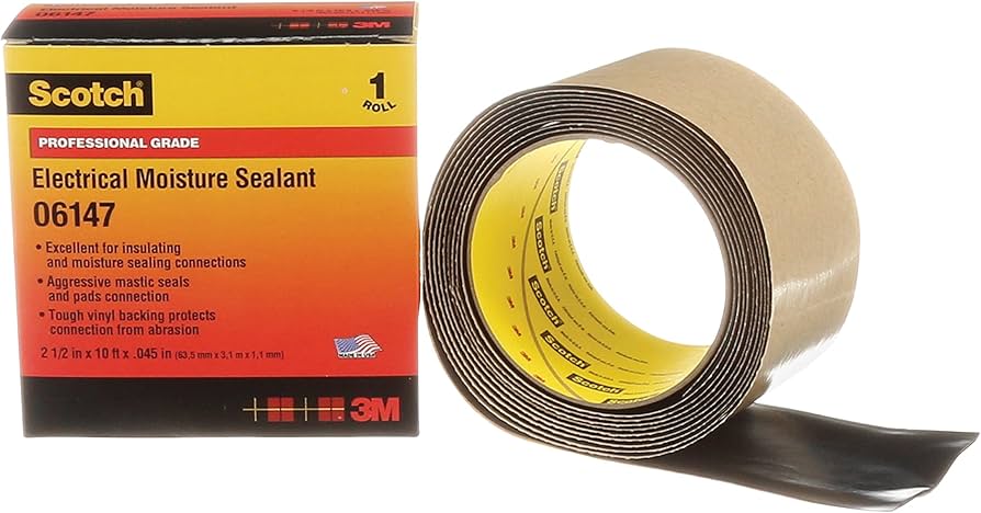 Electrical MOISTURE SEALANT TAPE 3M 06147 2-1/2" X 10' (63mm*3.05m)