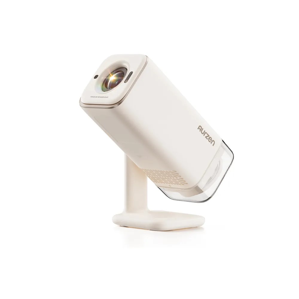 Aurzen BOOM Air 1080p 300ANSI Auto Focus & Keystone Speaker 10W USB-C Google TV Smart Projector