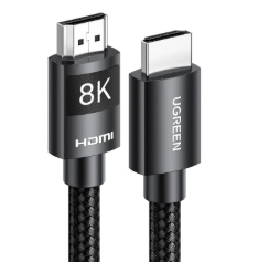 UGREEN 8K HDMI 2.1 High Speed 48Gbps Cable Male to Male Braided 2m