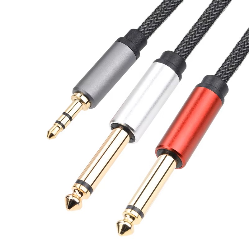 S.WIELER 3.5TRS To 2x6.35 TS Cable - 5M