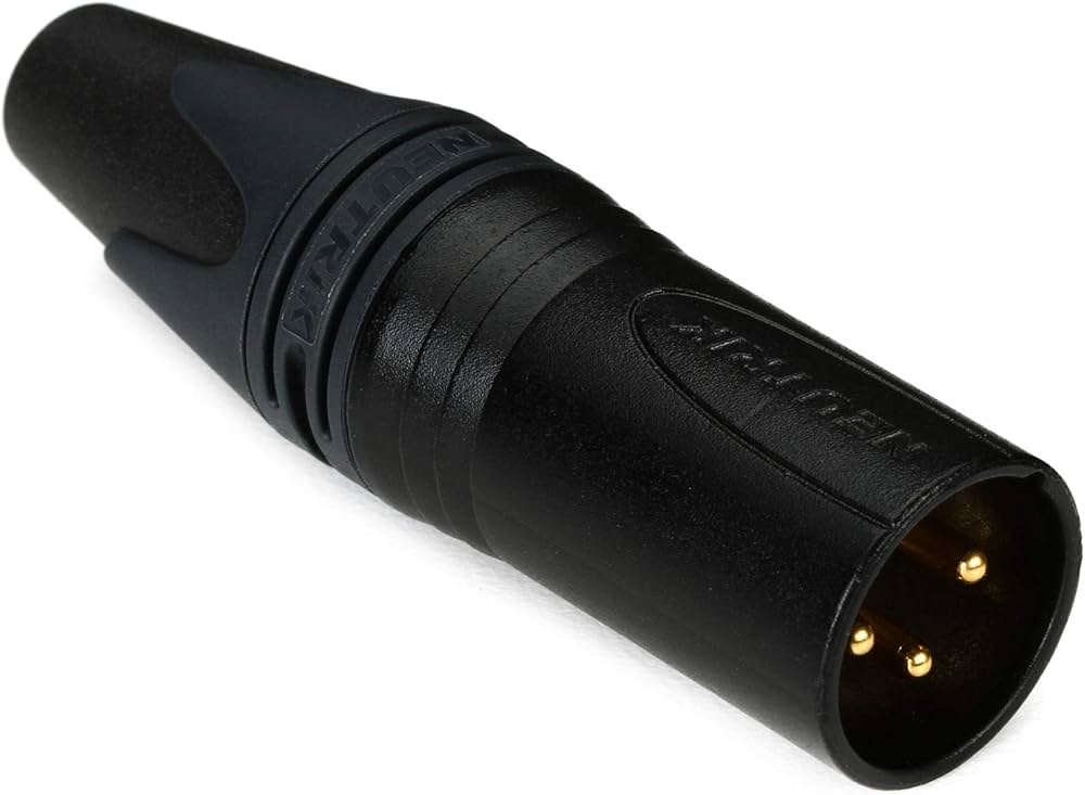 S.WIELER XLR Male 3Pins Copper Pins Waterproof