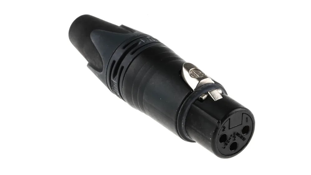 S.WIELER XLR Female 3Pins Copper Pins Waterproof
