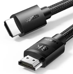 UGREEN 8K 4K@240Hz 48Gbps HDMI Cable Male to Male Braided 5m