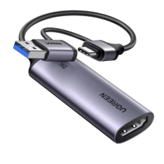 UGREEN HD USB 2K 30Hz 1080p 60Hz USB 3.0 A & USB C Video Capture Card