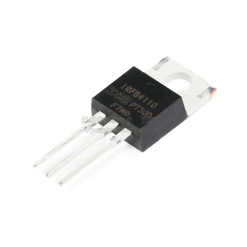 IRFB4110 synchronous MOSFET rated at 100V, 180A