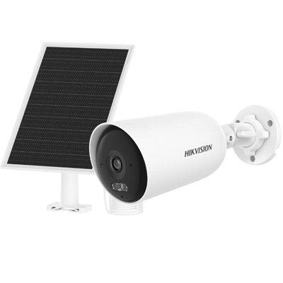Hikvision 4MP 24/7 Solar 4G Camera 8W Solar Panel, 9000 mAh Battery