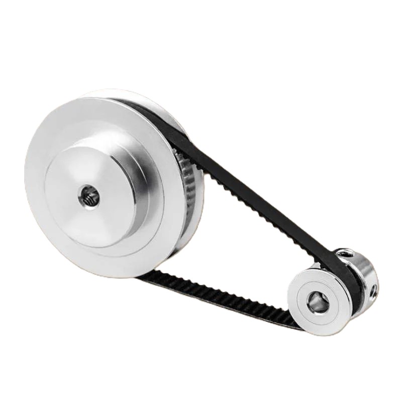 GT2 Synchronous Wheel with 20 & 60 Teeth 5mm Bore, Timing Pulley with Length 200mmx6mm Belt