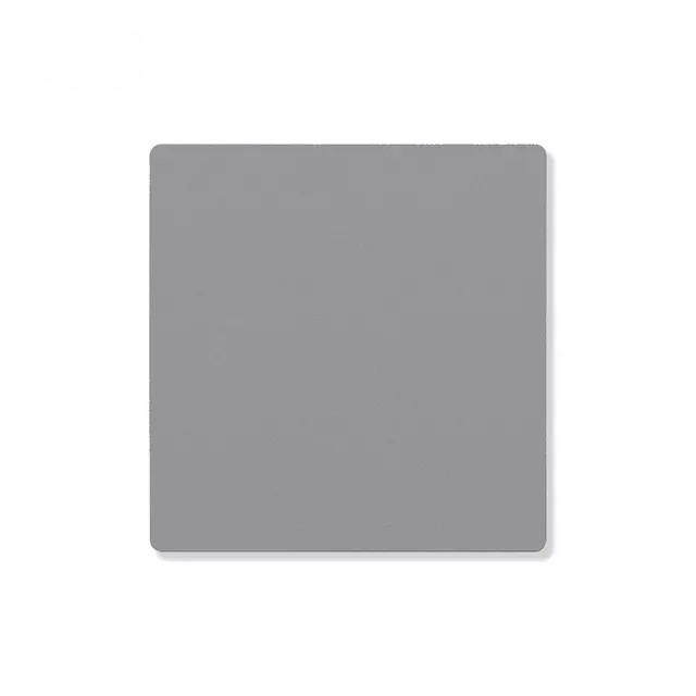 Siase 1 Gang Black Faceplate - Grey
