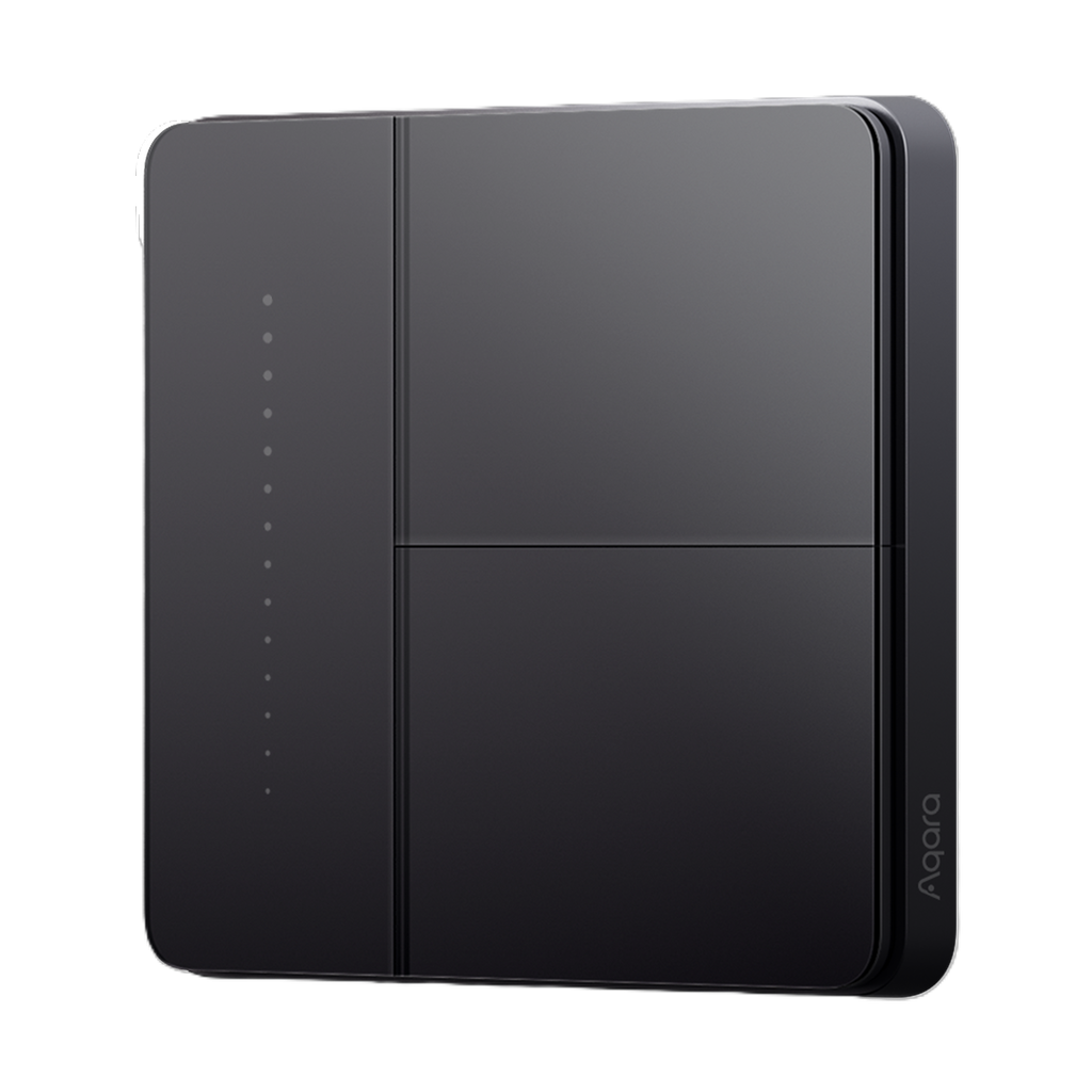 Aqara Wall Switch Z1 Pro Double Rockers Black