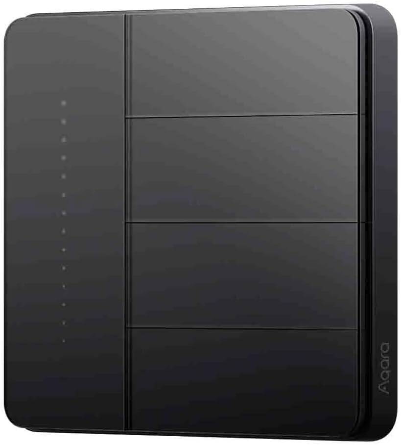 AQARA Wall Switch Z1 Pro Four Rockers Black