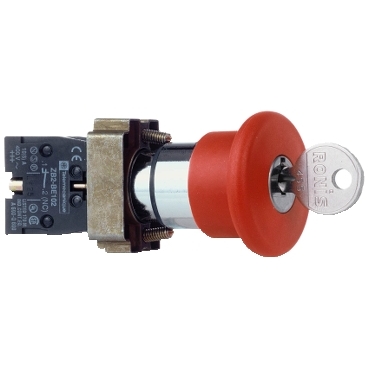 Emergency Push button key Switch XB2-BS142