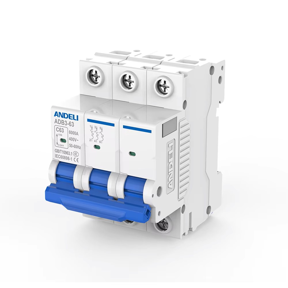 Miniature Circuit Breaker MCB ADB3-63 3P 25A