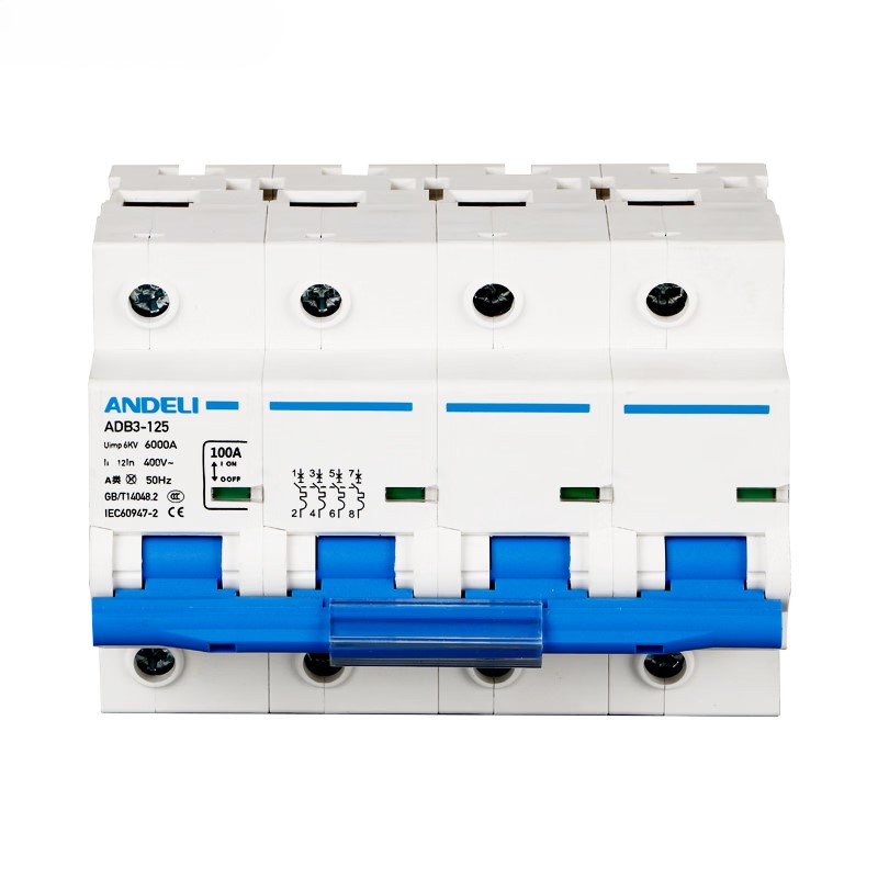 Miniature Circuit Breaker MCB ADB3-125 - 4P 100A