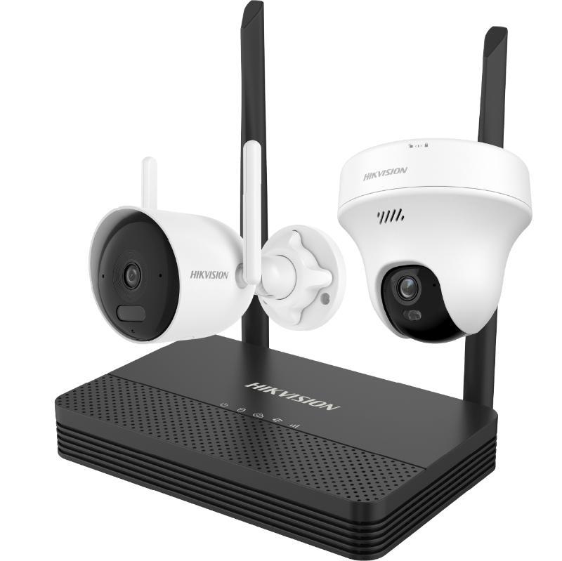 Hikvision HiLook 4MP H.265 One bullet + One turret WiFi NVS Kit