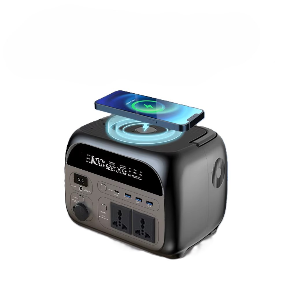 500W Power Station 18V USB TYPE-C Portable Power Bank 345.6Wh 192Wh Lifepo4 Battery Charging Station