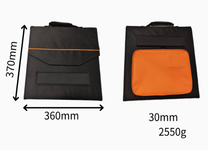 Foldable Solar Panel 100W 18V USB C Portable Folding Bag Battery Charger