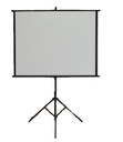 4K Ultra Clear Thickened white glass fiber Tripod Projector Screen - 67 inch x 50 inch (84")