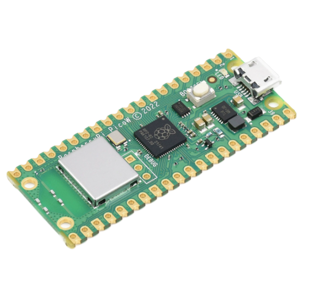 Raspberry Pi Pico W with WiFi no Pin Header