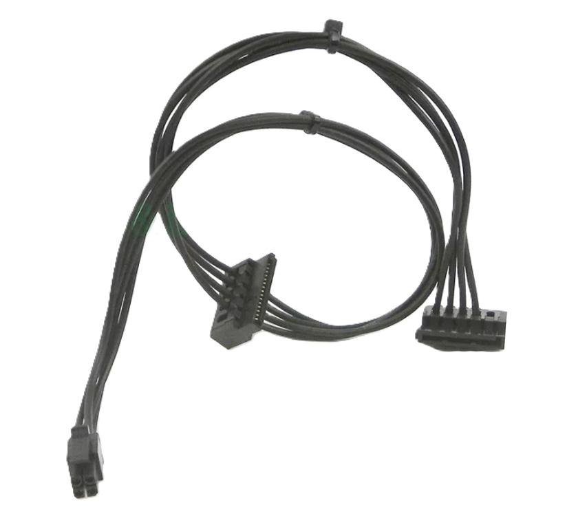 4-Pin to Dual Sata Connector
