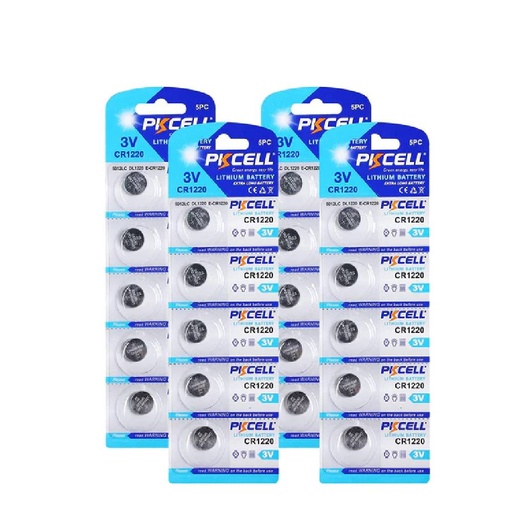 [01040] PKCell CR1220 - Lithium 3V Battery