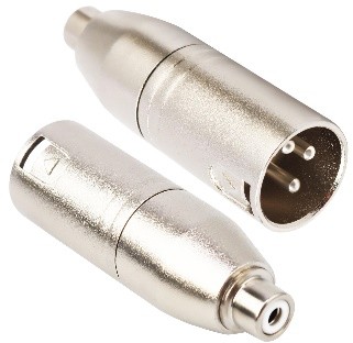 [04070] XLR 3 Pin Male to RCA Female Converter