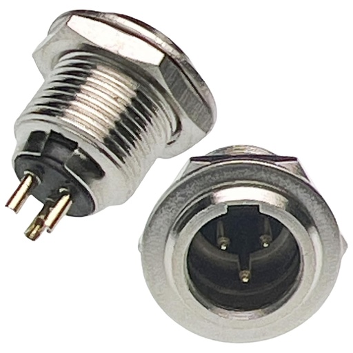 [04840] 3 Pin Mini XLR Male Connector