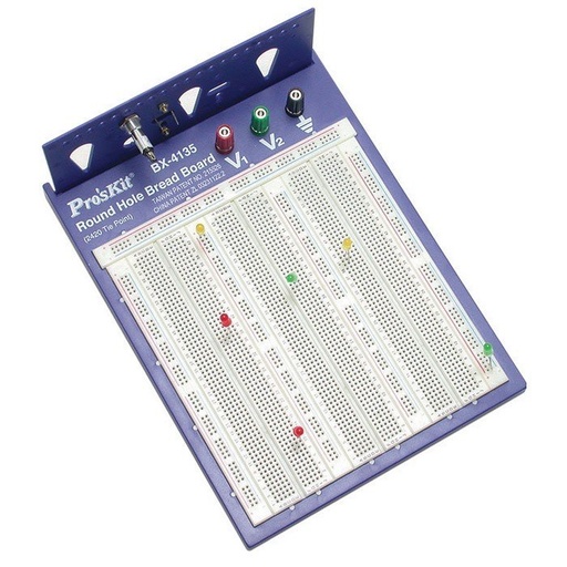 [05147] Round Hole Bread Board (2420 Tie Points)