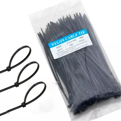[11607] Nylon Cable Tie - 2.5 x 150mm