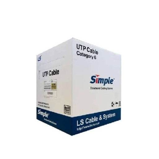 [11727] LS Cat6 UTP Cable Roll PVC (CM) 4 Pairs - 305m