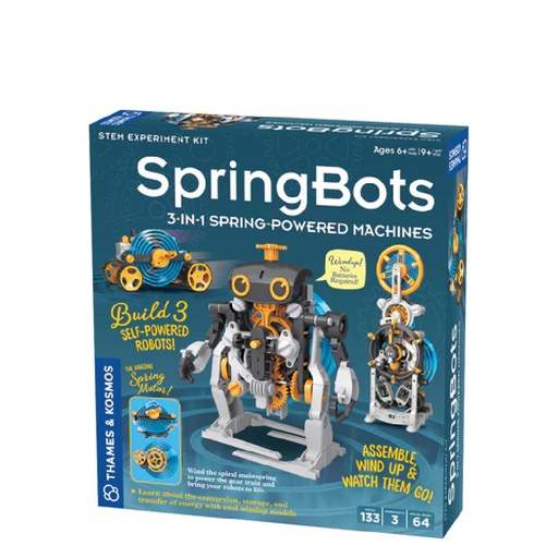 [22173] Thames & Kosmos Springbot 3·1n-1 Spring-Powered Machines