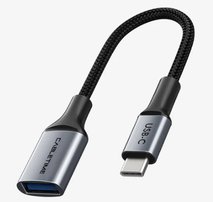 [33237] USB-C To USB Female 3.0 Nylon Adapter