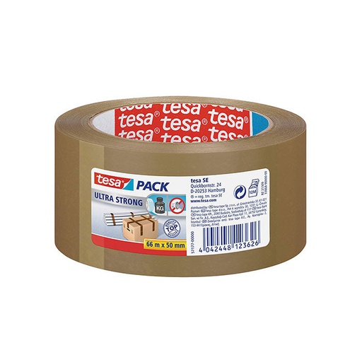 [33706] Tesa Ultra Strong Packing Tape Brown 50mm x66m