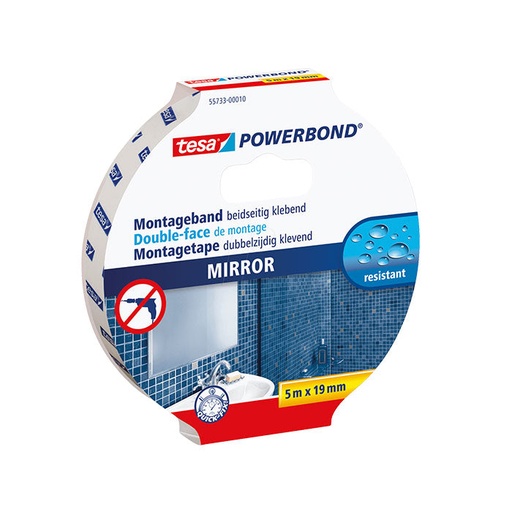 [33710] Tesa Powerbond Mirror Adhesive 
Tape 5m x19mm