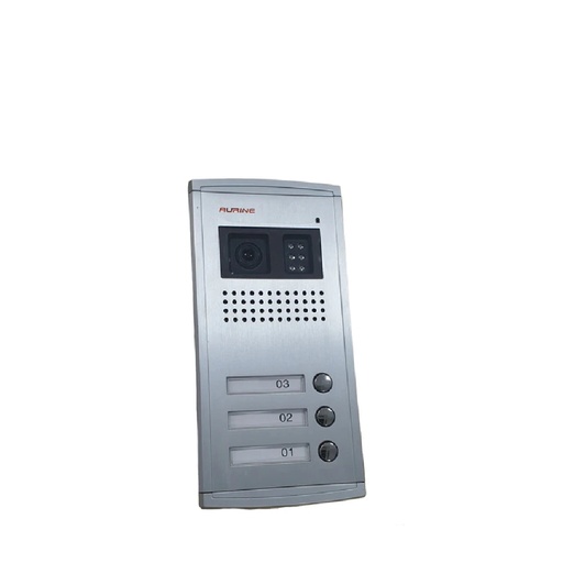 [60412] Door Phone 3 Way Extension With /1/3" Color Ccd, Use For 3Apartment (Alumanium Alloy Casing)