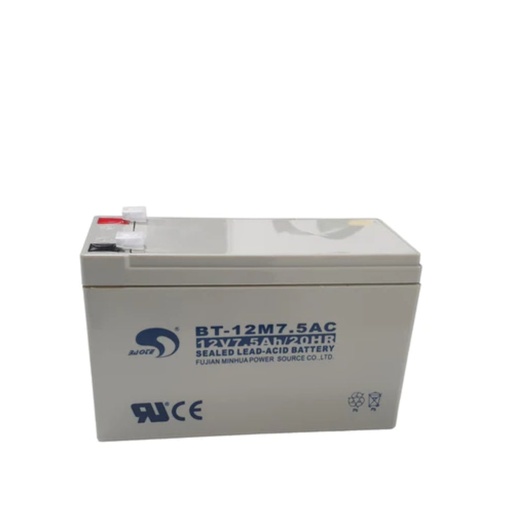 [60541] Sealed Lead Acid Battery 12V 7.5Ah / 20HR 2.75' 3.75' 6'