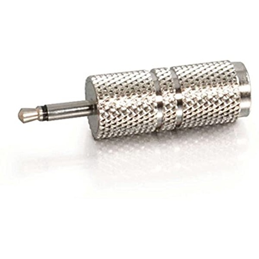 [60940] 2.5 Mono Male To 3.5 Mono Female Short Metal Connector