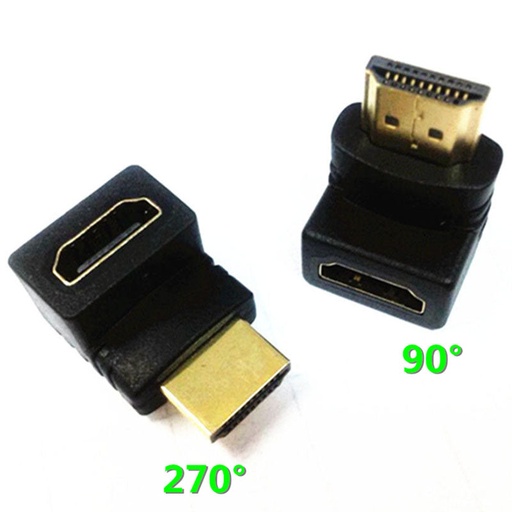 [61489] HDMI Male To Female Angle Connector