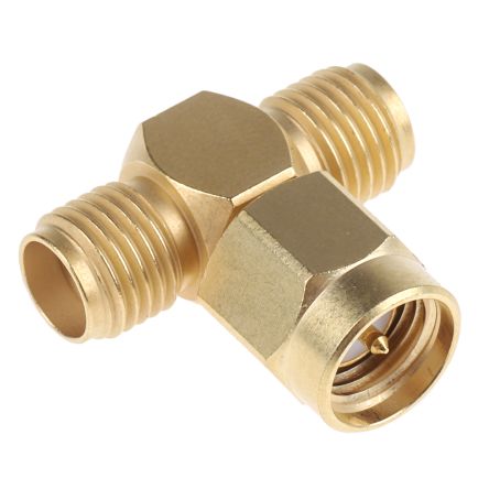 [61496] SMA Male to 2 SMA Female Tee Converter