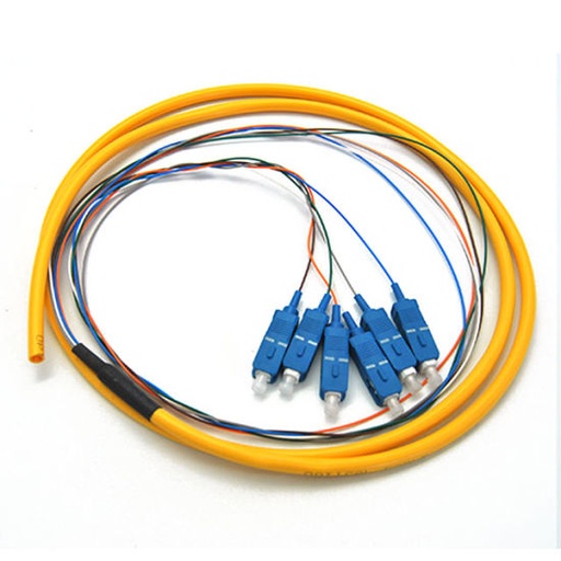 [69812] 12C 0.9MM Fan Out Pigtail(1.5m) 9/125um- WT-3111A