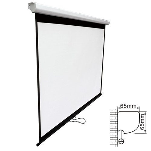 [69947] Auto-lock Manual Projector Screen - 1.70m x 1.30m