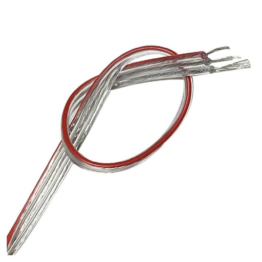 [70968] RCA 3 Core Transparent Cable Roll 100m