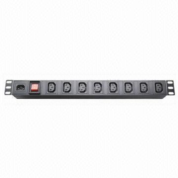 [71222] PDU 9 Way Power Extension board IEC socket 19"
