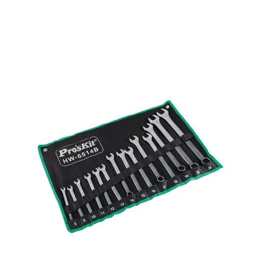 [71448] 14Pcs Combination Wrench (Metric)- HW-6514B