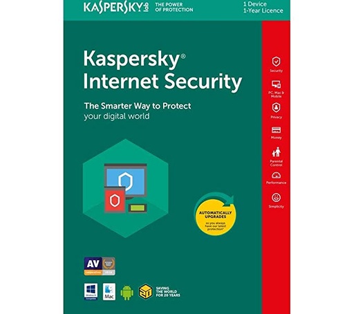 [71652] Kaspersky  Internet Security 3 Users with 1 Year Subscription